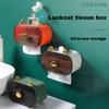 Настенный контейнер для салфеток Lucky Cat Toilet No Punch Storage Waterproof