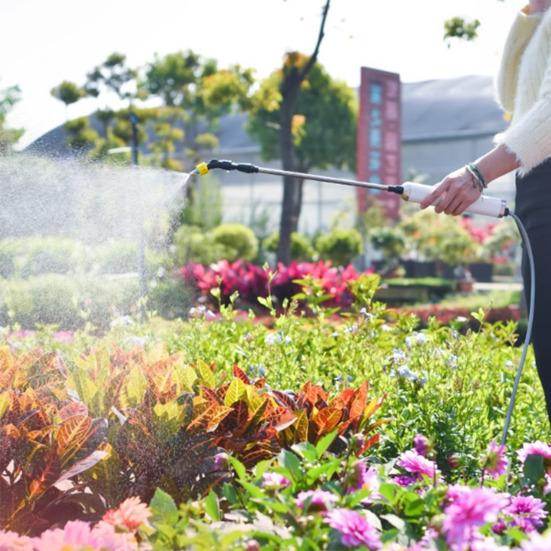 6L Electric Sprayer USB Rechargeable Sprayer with Telescopic Wand 3 Nozzles Battery Powered Portable Water Sprayer for Lawn Garden Yard Care