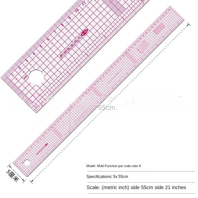Печать пластин Установка измерительной линейки Масштаб подшвейной формы Изготовление пластин Криволинейный резак Швейный инструмент Многофункциональный линейный инструмент для изготовления пластин