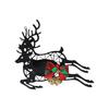 Snowflake Xmas Desk Decoration Deer Elk Christmas Ornaments Christmas Candle Holder  Christmas