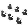 6 шт. колки для настройки струн 3L3R Металлические колки высокой прочности для электрогитары Черные