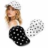 Trendy Soft-top Polka Dot Baseball Cap Wide Brim Adjustable Casual Hat Sun Protection Lightweight Sun Hat For Women Men