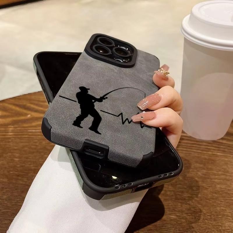 New Fishing-Themed Design Phone Case for For iPhone 17 Air 16 15 14 13 12 11 Pro Max XR X XS 16E Plus Shockproof Cover