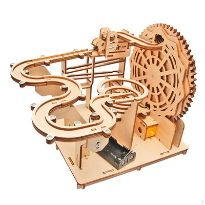 Marble Run 3D деревянная головоломка поделки механические модели наборы DIY строительство для подарка на день рождения