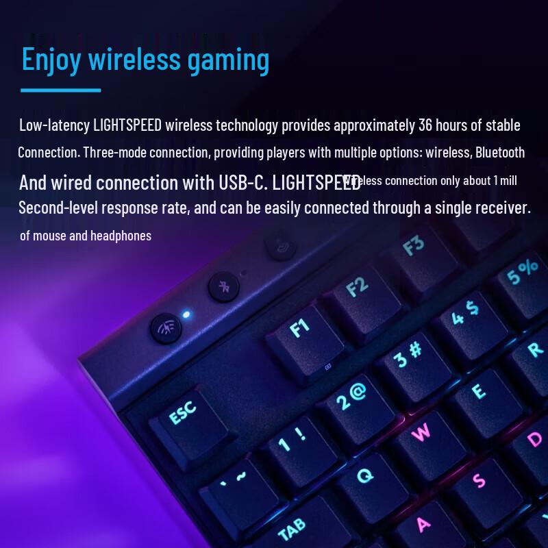 Logitech G515 LIGHTSPEED TKL Low-Profile Wireless Gaming Keyboard
