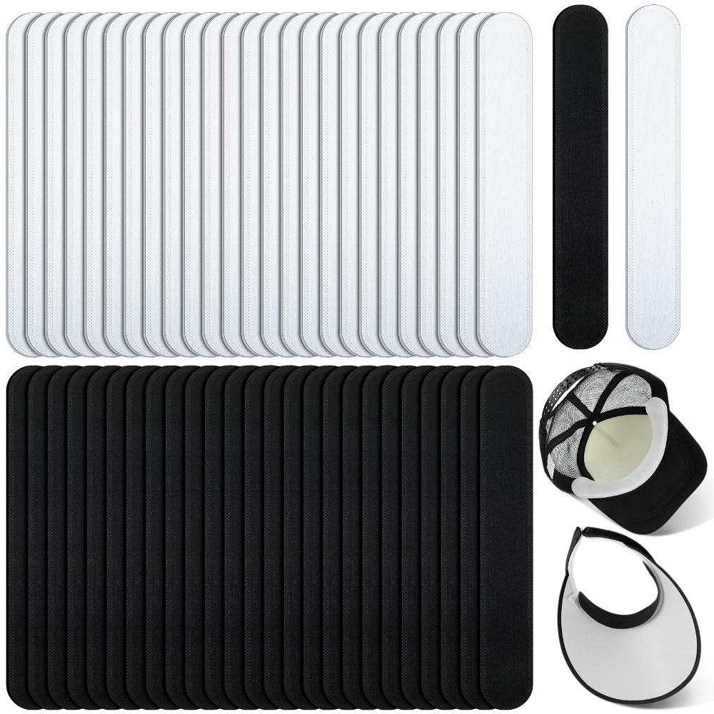Sweatband Hat Liner Pads Hat Size Reducer Strip Sweat Absorber Liner Pads Hat Invisible Sweat Liner