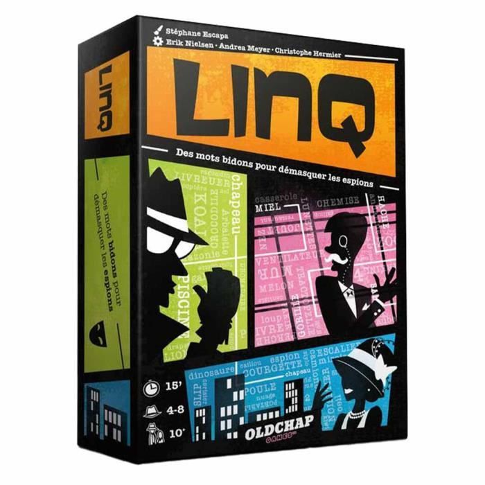 Jeu De Société - Linq - Oldchap Games - Espionnage - Stratégie - Déduction