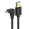 90-градусный USB Type C Зарядный кабель Провод USB 3.0 A на USB C PD60W Быстрая зарядка Для телефонов Планшетов Ноутбуков