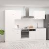 VidaXL Set of 7 "Lyon" Kitchen Furniture In White Engineered Wood 3067631