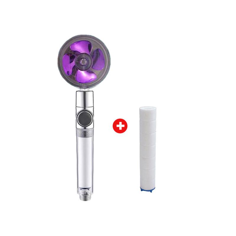 Мощный душ под давлением, вентилятор, фильтр, насадка для душа, распылитель с функцией остановки воды, экономия воды, ручные насадки для душа