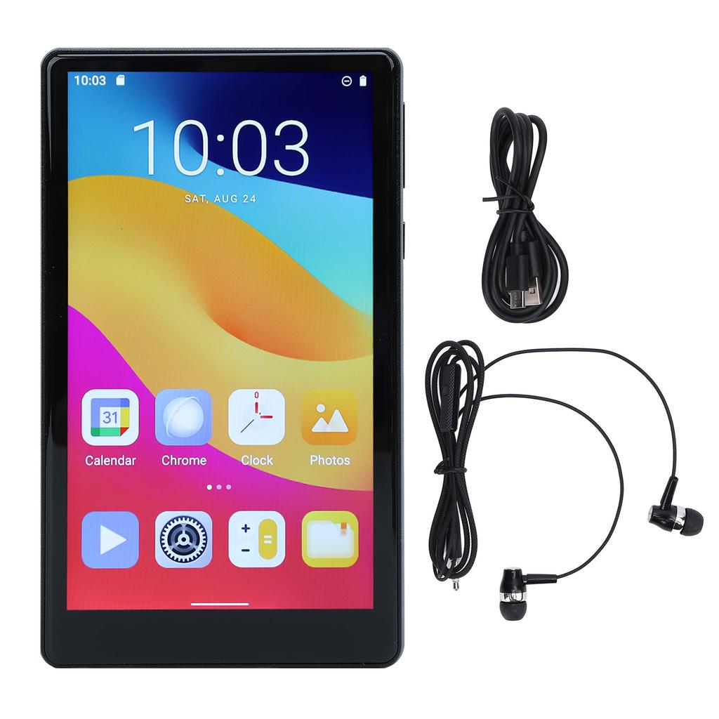 Bluetooth5.0 MP4 музыкальный плеер 5.0 дюймов светодиодная подсветка сенсорный экран цифровой звуковой плеер 3 ГБ ОЗУ+32 ГБ