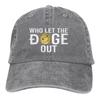 Кто выпустил Дожа Бейсболка Мужские Шляпы Женские Козырек Защита Snapback Dogecoin Криптовалюта Майнеры Мем Кепки