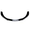 For Benz CLA Class C117 W117 CLA45 AMG Line 2013 2014 2015 Car Front Bumper Splitter 3Pcs Glossy Black Spoiler Lip