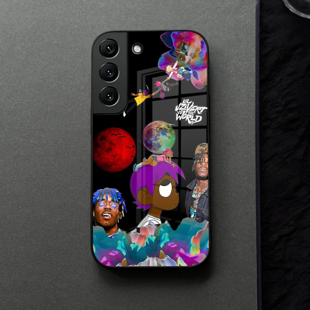 Чехол для телефона Lil Uzi Vert Стекло Для Samsung Galaxy S21 S25 S22 S20 S24 S23 Ultra Fe Plus A16 A34 A54 A24 Coque