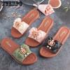 Женские летние шлепанцы, новая летняя верхняя одежда, модные простые сто с толстой подошвой, нескользящие носимые сандалии с мягкой подошвой, тапочки