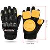 Longboard Slide Gloves Skateboard Gloves Mittens with Sliding Blocks Longboard Downhill Slide Gloves