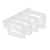 4 Pcs Shelf Divider Telescopic Expandable Fridge Drawers Storage Partition Clips Storage Organiser Space Dividing Bottle Food Packets Orgainzer