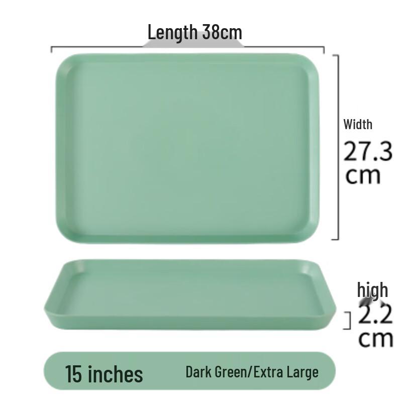 Nordic Melamine Rectangular Serving Tray