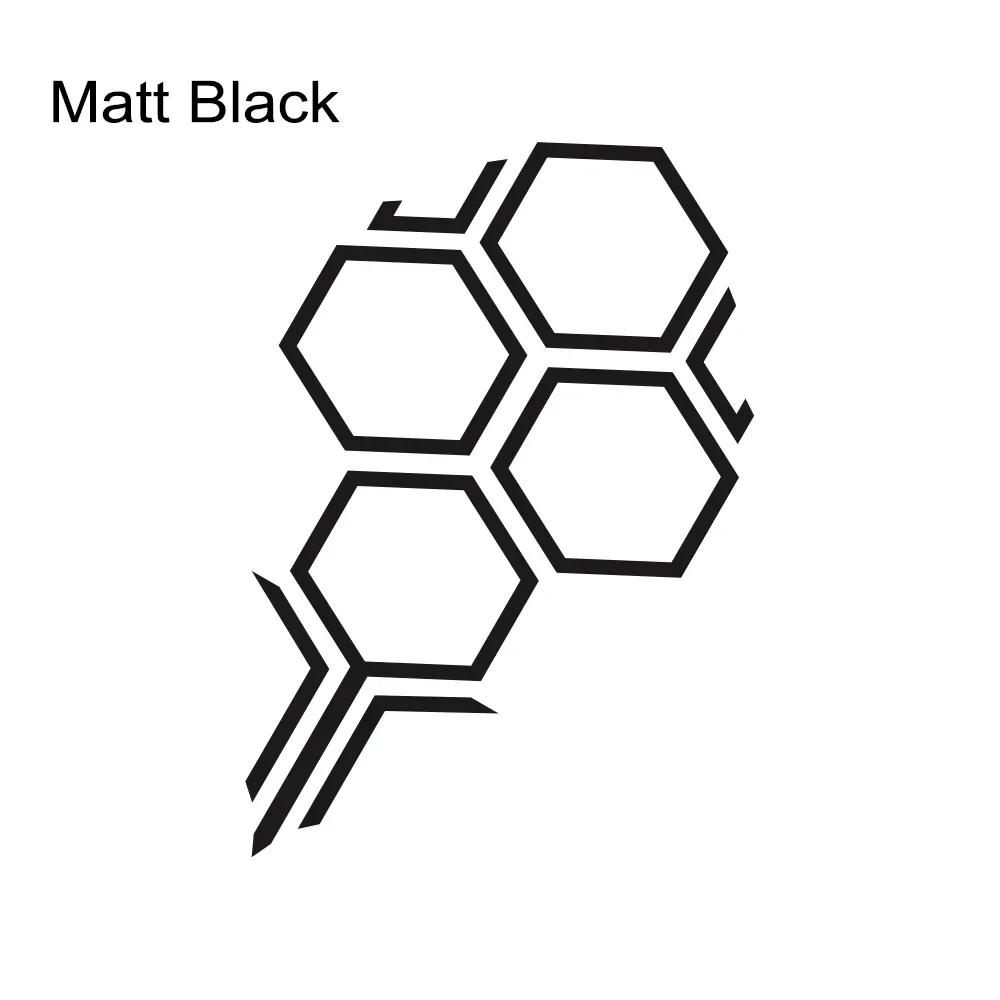 Creative Honeycomb Pattern Car Engine Hood Sticker Racing Style Car Hood Vinyl Decal Auto Body Decoration Sticker Accessories