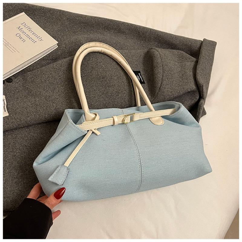 Джинсовая сумка женская новая повседневная универсальная модная популярная наплечная сумка большой вместимости сумка-тоут для поездок на работу