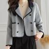 Jacket Women's Short Autumn and Winter New Small Temperament Suit Knitted Coat