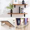 Furniture Accessories Cabinet Door clip Glass Shelf Holder Glass Door Clamp Frameless Brackets
