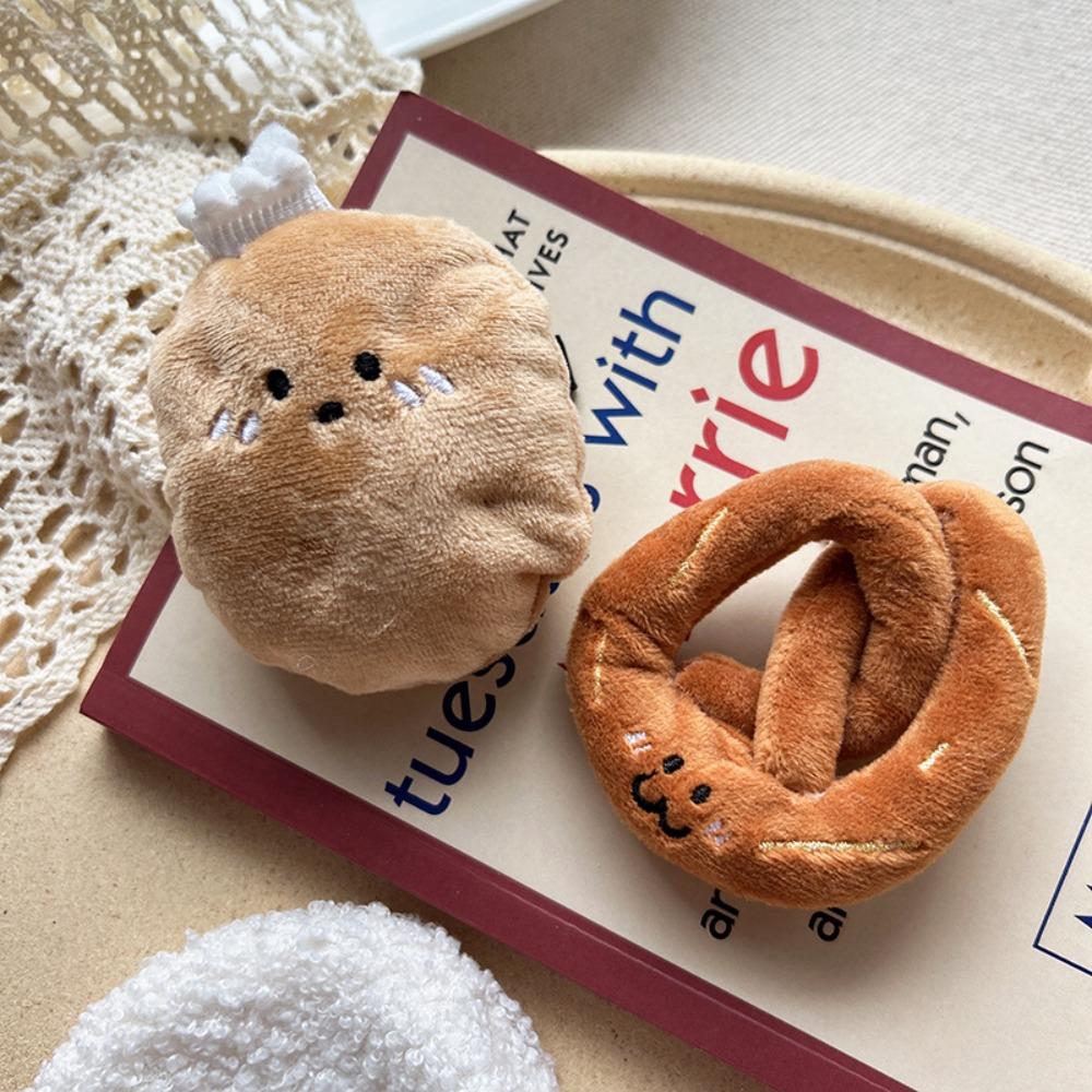 Simulation Food Funny Tomato Duckbill Clip Pretzel Cartoon Side Clip Croissant Hair Clip  Women