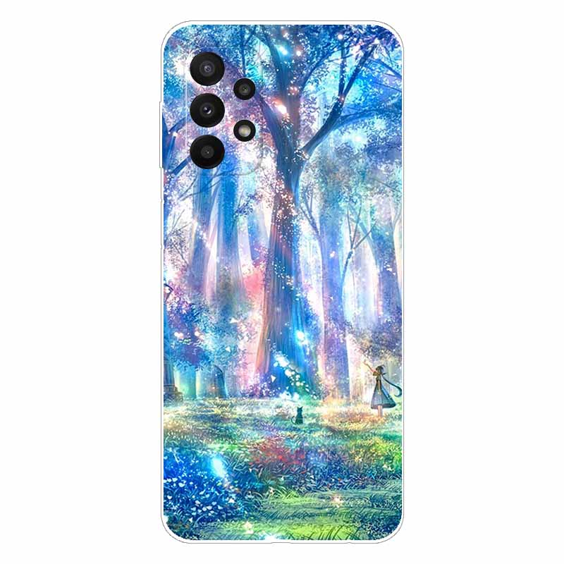 Чехол-бампер для Samsung Galaxy A23 5G, Мягкая силиконовая задняя крышка для Samsung A23 4G 6.6'', Ударопрочный чехол-бампер, Fundas A 23, Расписной