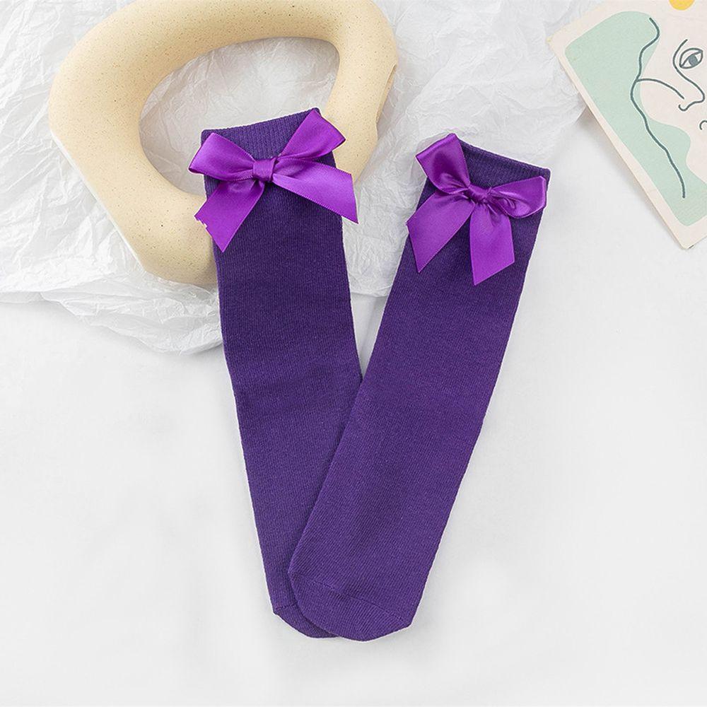 Lolita Autumn Winter Summer Toddler Socks Children' Socks Long Tube Socks Knot Socks Cotton