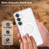 For Samsung Galaxy S25+ Clear Case Compatible with MagSafe TPU+PC Phone Back Cover