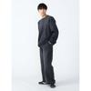 [Beams Heart] Pants GMS Wide Straight Cotton Urake Men's BLACK S