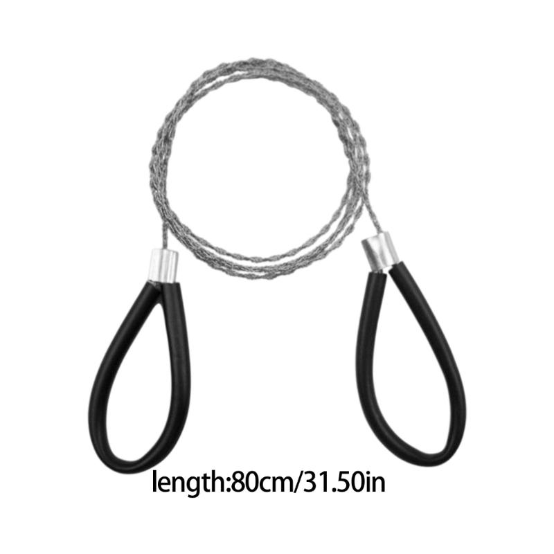 652F 2Pcs Steel Wire Handsaw For Woodworking Cutting Ergonomic Portable Gardening Construction Applications