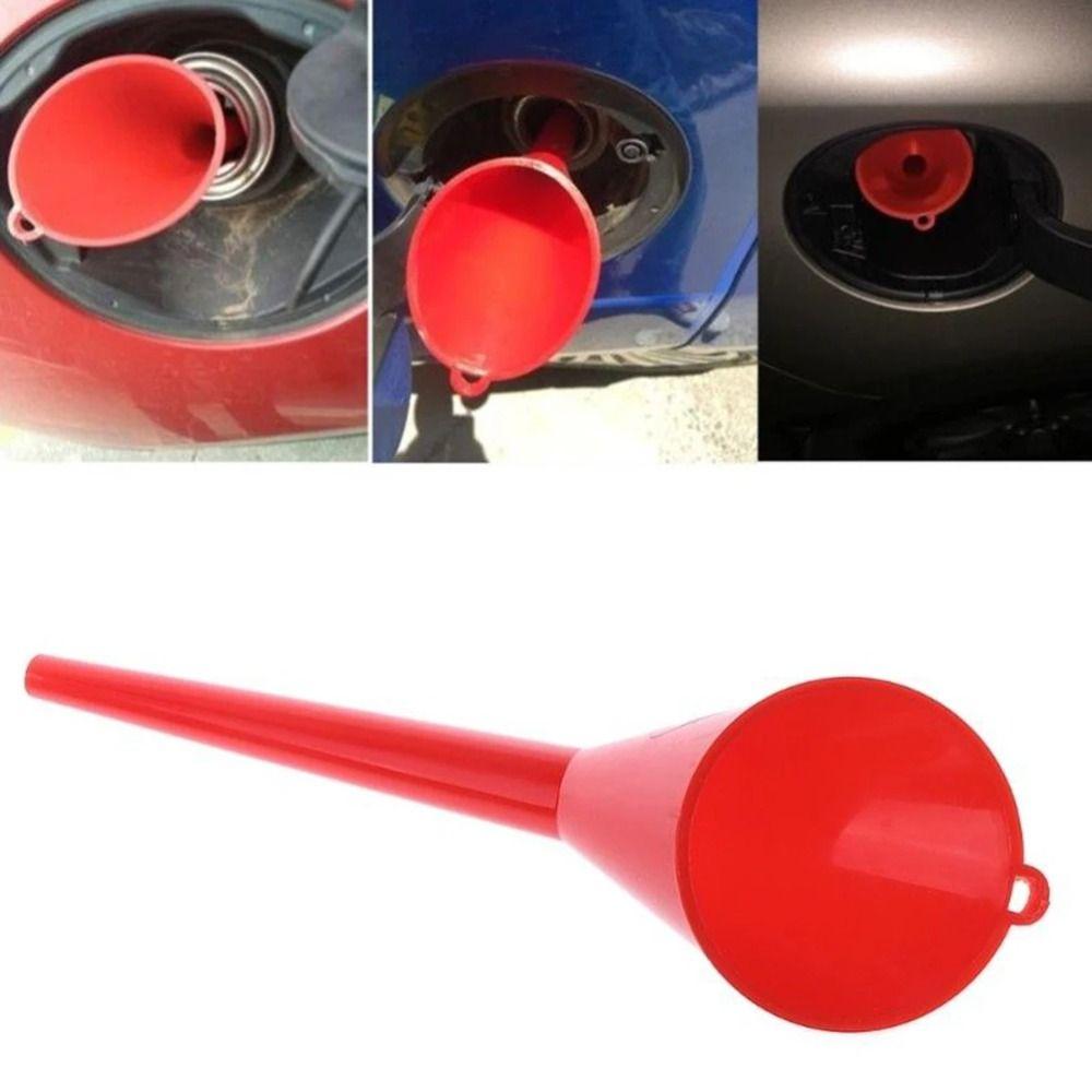 Plastic Car Long Stem Funnel Anti-splash Motorcycle Refueling Tools High Quality Oil Funnel