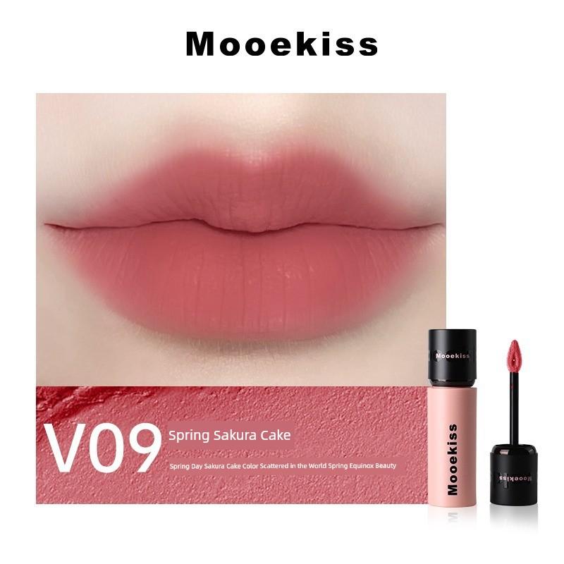 Mukeshi Lip Mud Whitening Matte Velvet Lip Glaze Whitening Lipstick Air Mist Lip Cream