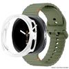 НОВЫЙ ЧЕХОЛ ДЛЯ ПК+СИЛИКОНОВЫЙ РЕМЕШОК для Samsung Galaxy Watch 8 40мм 44мм Браслет Полый Защитный Чехол Для Galaxy Watch 8 Classic 46мм Аксессуары