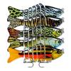 3/5Pcs Fishing Lures 3D Swimming Bait with Treble Hooks Realistic Looking