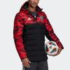 adidas Мужская пуховая куртка Манчестер Юнайтед Камуфляж Черно-красная FR3871
