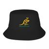 Австралия Регби Уоллабис Желтый Уоллаби Панама Кепка Snapback Защита от солнца индивидуальная западный Женская Унисекс Панама
