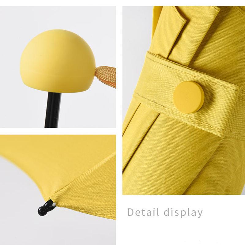Mini Foldable Umbrella UV Protection Mini Sun Umbrella Dual Use Portable Box To Store Sunshade Umbrella Mini Umbrella Zwq