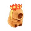 Cute Capybara Plush Doll Poet Tang Monk Style Soft Stuffed Animal Toy Gift Bag Pendant