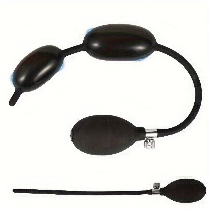 Двойной шарик Надувной уретральный катетер дилататор Расширяющийся стик для лошадиного глаза Силиконовая пробка для пениса Секс-игрушки для мужчин Гей мастурбатор