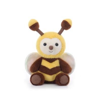 Apricot Lamb Плюшевая игрушка Clever Bee для детей, мягкая и милая, пушистая Clever Bee для девочек и мальчиков, 22 см