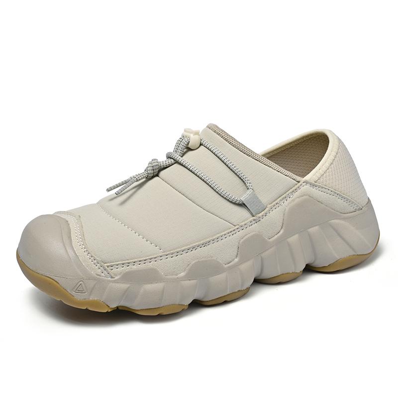 Мужские водонепроницаемые зимние ботинки-слипоны для хайкинга - Подкладка из утепленной шерсти, Подходят для городских поездок, кемпинга на открытом воздухе и холодной погоды