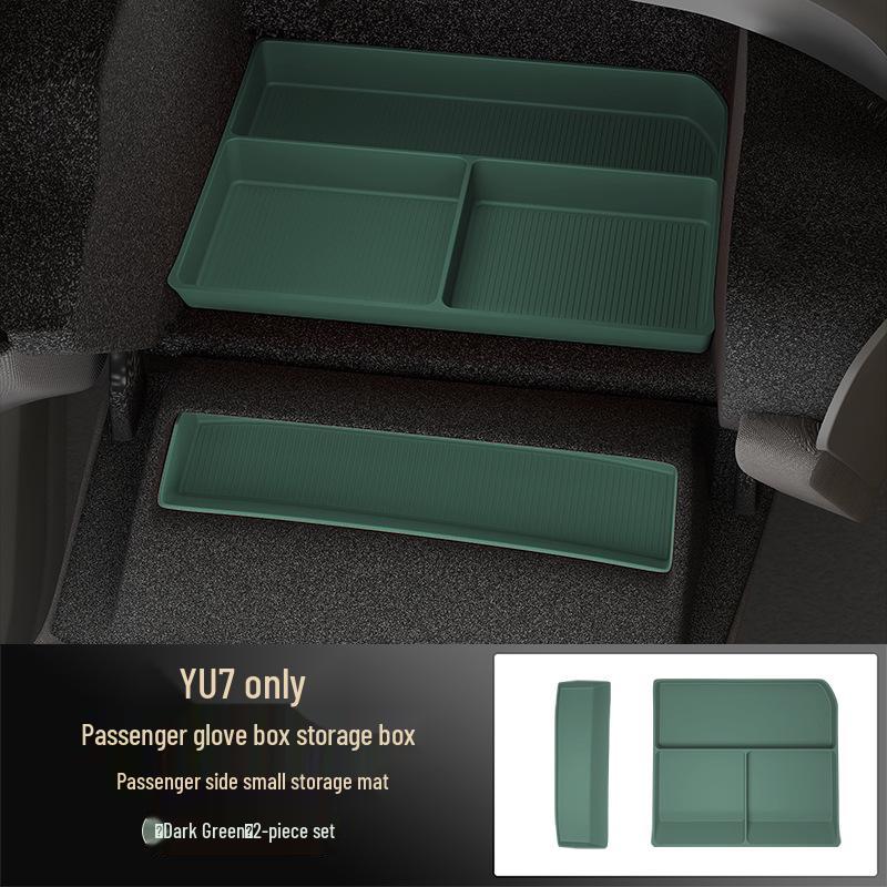YU7 Passenger Side Glove Box & Seat Storage Mat for Car Interior