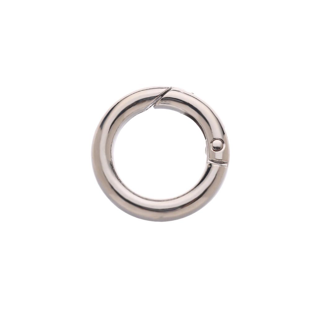 Высококачественные Круглые Нажимные Триггерные Пружинные Защелки с Покрытием Защелки-Карабины Застежки Клипсы для Сумок Ремней Кошельков Сумок