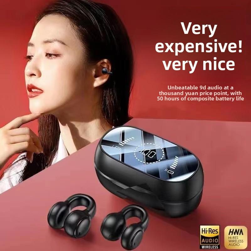 Admisitr Беспроводные Bluetooth-наушники M47 оснащены ушным зажимом, дисплеем уровня заряда батареи и обеспечивают чрезвычайно долгое время работы от аккумулятора.