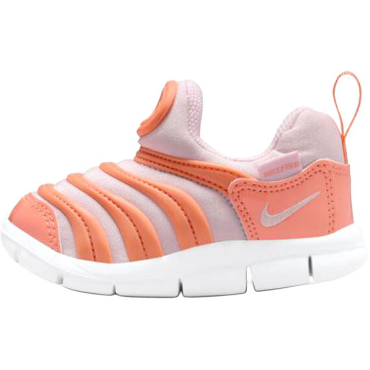 Nike Dynamo Free Abrasion Resistant Low top Toddler Shoes Orange Purple Infant And Toddler 343938-809