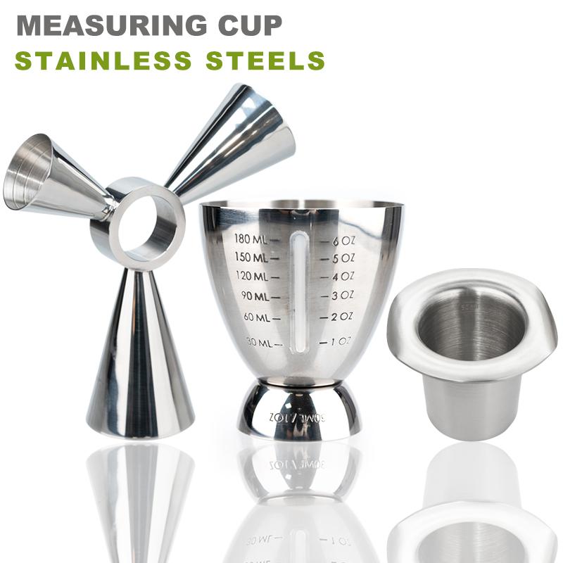 Unique Stainless Steel Double Jigger for Bartending Cocktail Jigger Cocktail Measuring Cup Shot Measure Jiggers Bar Accessories 5