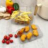 Silver Baking Rack Rectangle Shape Dehydrator Rack Durable Air Fryer Rack  Food Dehydrating