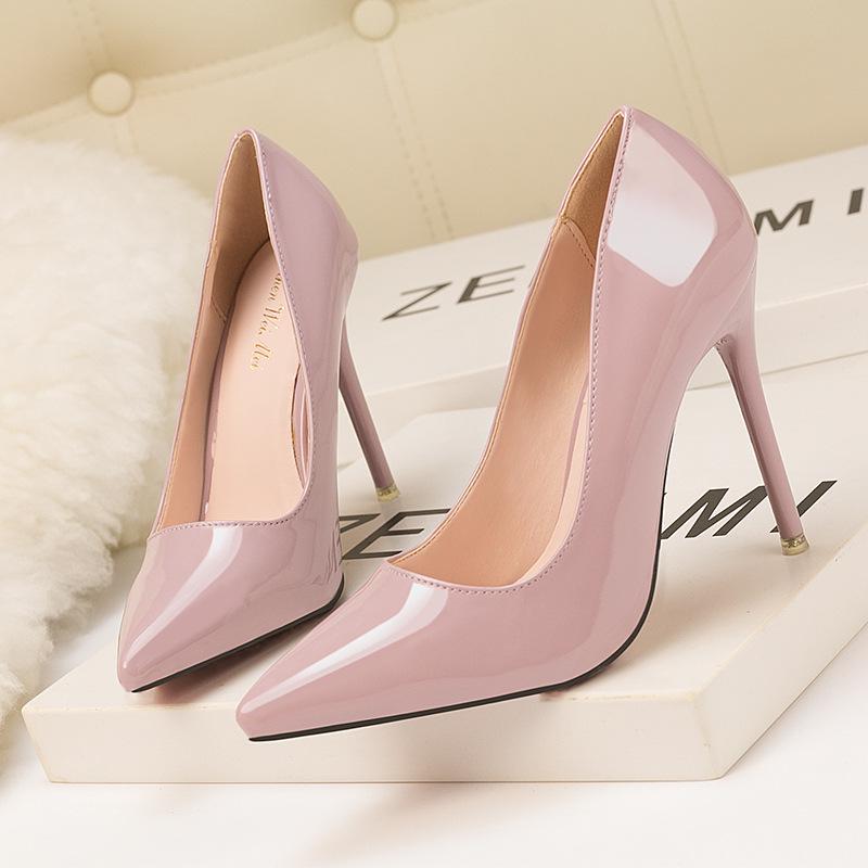 (Специальное предложение) Модные и эффектные женские туфли на тонком каблуке, с острым носком и очень высоким каблуком